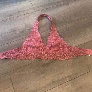 Mauve Pink Not-padded Pink Bra